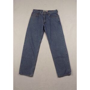 Levis 550 Vintage Y2K Relaxed Fit 2000s Jeans 33x32 Light Wash Denim VALUE DEAL